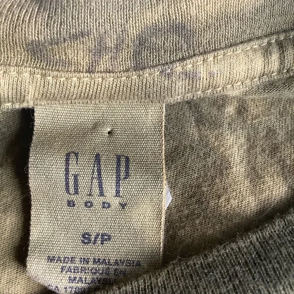 GAP Tie-Dye Short Sleeve Tee - Olive Green - Picture 5 of 6